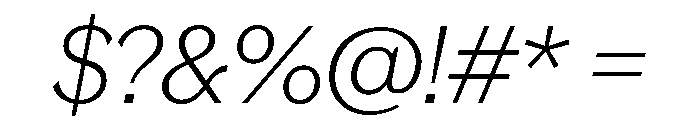 Season TRIAL MixLightItalic Instance Font OTHER CHARS
