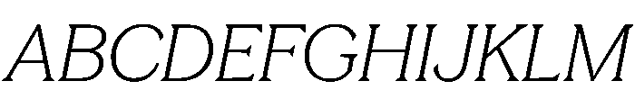 Season TRIAL MixLightItalic Instance Font UPPERCASE