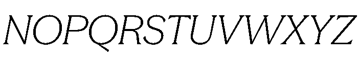 Season TRIAL MixLightItalic Instance Font UPPERCASE