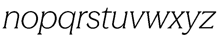 Season TRIAL MixLightItalic Instance Font LOWERCASE