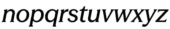 Season TRIAL MixMediumItalic Instance Font LOWERCASE
