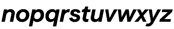 Season TRIAL SansBoldItalic Instance Font LOWERCASE