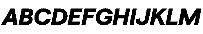 Season TRIAL SansHeavyItalic Instance Font UPPERCASE