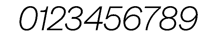 Season TRIAL SansLightItalic Instance Font OTHER CHARS