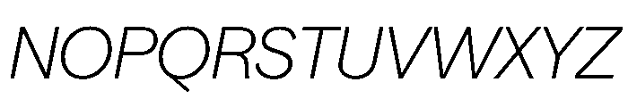 Season TRIAL SansLightItalic Instance Font UPPERCASE