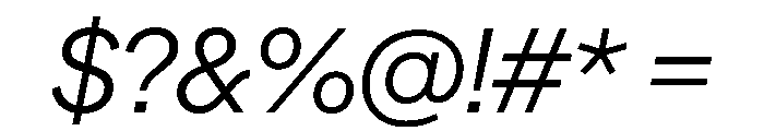 Season TRIAL SansRegularItalic Instance Font OTHER CHARS