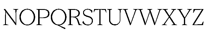 Season TRIAL SerifLight Instance Font UPPERCASE