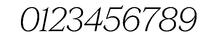 Season TRIAL SerifLightItalic Instance Font OTHER CHARS