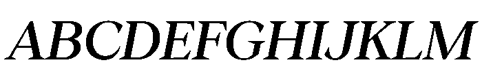 Season TRIAL SerifMediumItalic Instance Font UPPERCASE