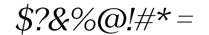 Season TRIAL SerifRegularItalic Instance Font OTHER CHARS