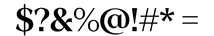 Season TRIAL SerifSemiBold Instance Font OTHER CHARS