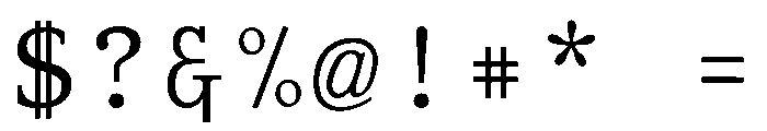 SelectricMono Font OTHER CHARS