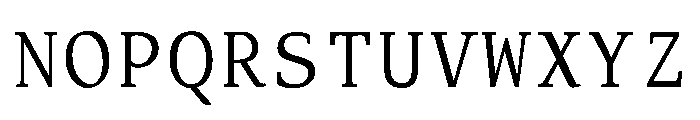 SelectricMono Font UPPERCASE