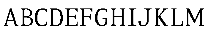 SelectricRoman Font UPPERCASE