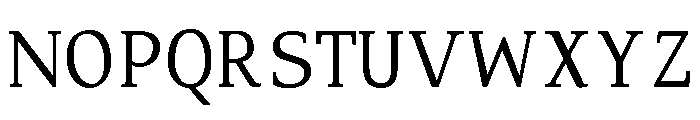 SelectricRoman Font UPPERCASE