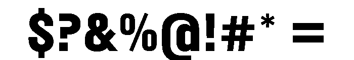 Separat Black Font OTHER CHARS