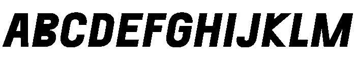 Separat BlackItalic Font UPPERCASE
