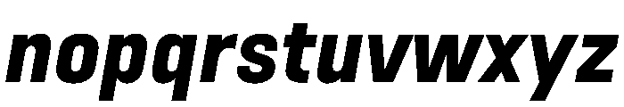 Separat BlackItalic Font LOWERCASE