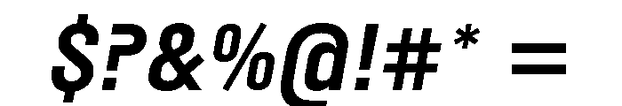 Separat BoldItalic Font OTHER CHARS