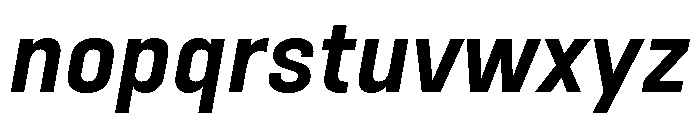 Separat BoldItalic Font LOWERCASE