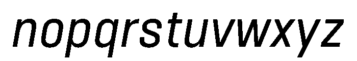 Separat Italic Font LOWERCASE