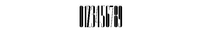 Sept Stencil Hairline Font OTHER CHARS