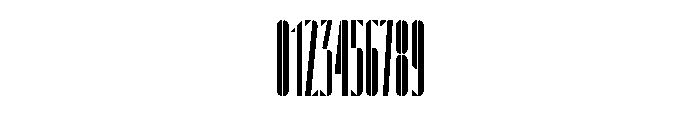 Sept Stencil Triangle Font OTHER CHARS