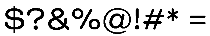 Sequel Rounded Wide Display Font OTHER CHARS
