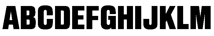 Sequel Sans Compressed Black Font UPPERCASE