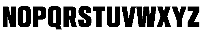 Sequel Sans Compressed Black Font UPPERCASE