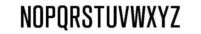 Sequel Sans Compressed Book Font UPPERCASE
