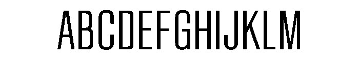 Sequel Sans Compressed Light Font UPPERCASE