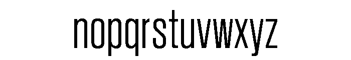 Sequel Sans Compressed Light Font LOWERCASE
