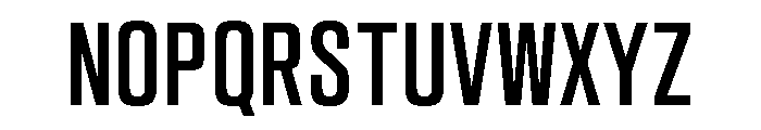 Sequel Sans Compressed Medium Font UPPERCASE