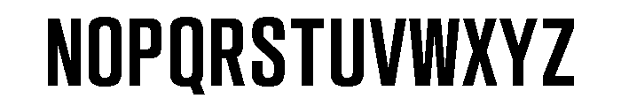 Sequel Sans Compressed Semi Bold Font UPPERCASE