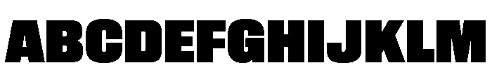Sequel Sans Compressed Ultimate Font UPPERCASE