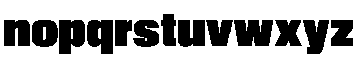 Sequel Sans Compressed Ultimate Font LOWERCASE