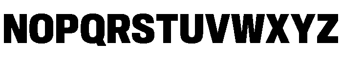 Sequel Sans Condensed Black Font UPPERCASE