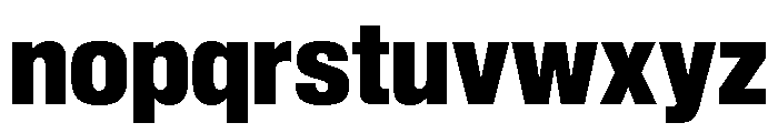 Sequel Sans Condensed Black Font LOWERCASE