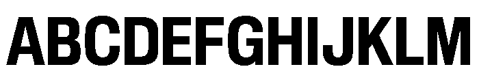 Sequel Sans Condensed Bold Font UPPERCASE