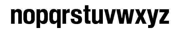 Sequel Sans Condensed Bold Font LOWERCASE