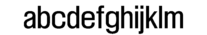 Sequel Sans Condensed Book FONT