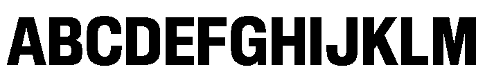 Sequel Sans Condensed Extra Bold Font UPPERCASE