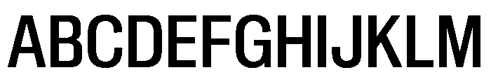 Sequel Sans Condensed Medium Font UPPERCASE
