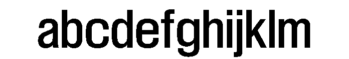 Sequel Sans Condensed Medium FONT