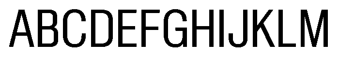 Sequel Sans Condensed Regular Font UPPERCASE
