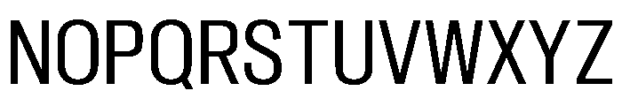 Sequel Sans Condensed Regular Font UPPERCASE