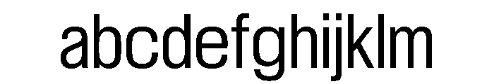 Sequel Sans Condensed Regular FONT