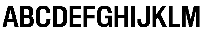 Sequel Sans Condensed Semi Bold Font UPPERCASE