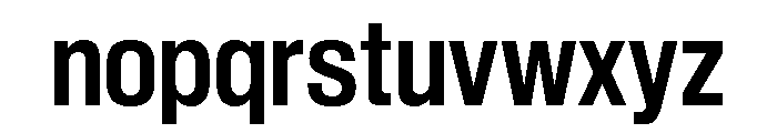Sequel Sans Condensed Semi Bold Font LOWERCASE